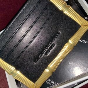 Brandon Blackwood Bags | bamboo cardholder